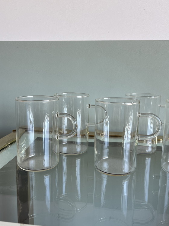 Image 1 of 6x mouth-blown glass mugs