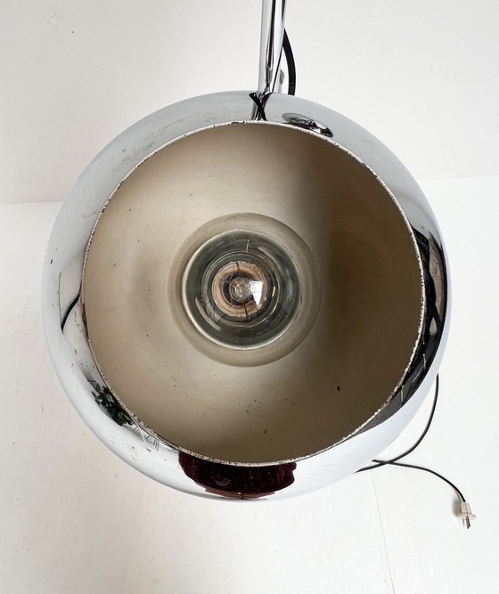 Image 1 of Herda Chrome Floor Lamp In Space Age Style, 1970'S