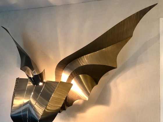 Image 1 of Vintage Xxl Floor Lamp Floor Lamp Angel By Stubenrauch