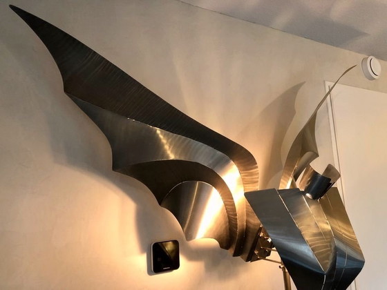 Image 1 of Vintage Xxl Floor Lamp Floor Lamp Angel By Stubenrauch