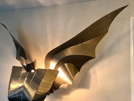 Image 1 of Vintage Xxl Floor Lamp Floor Lamp Angel By Stubenrauch