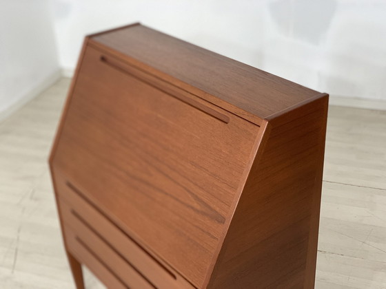 Image 1 of Danish teak secretary desk writing desk chest of drawers kai kristiansen