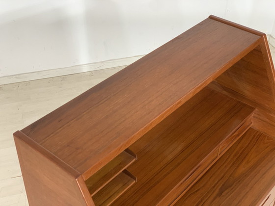 Image 1 of Danish teak secretary desk writing desk chest of drawers kai kristiansen