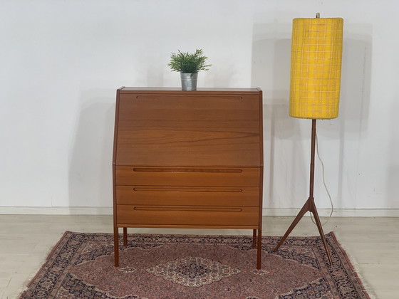 Image 1 of Danish teak secrétaire bureau commode kai kristiansen