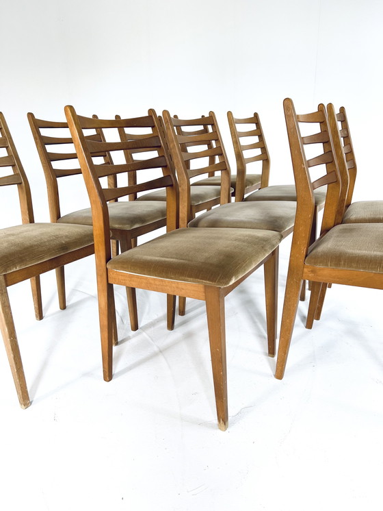 Image 1 of 10x dining chair Wilhelm Benz