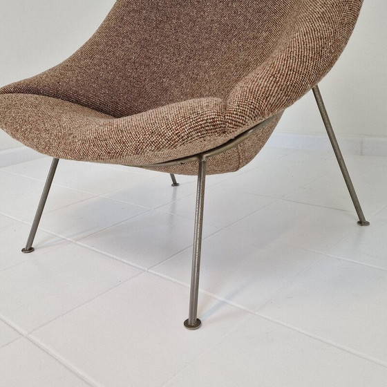 Image 1 of Vintage Oyster armchair with ottoman by Pierre Paulin for Artifort, 1960s