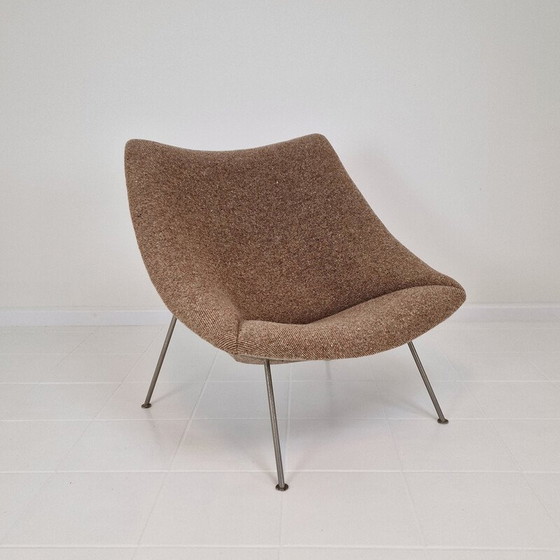Image 1 of Vintage Oyster armchair with ottoman by Pierre Paulin for Artifort, 1960s