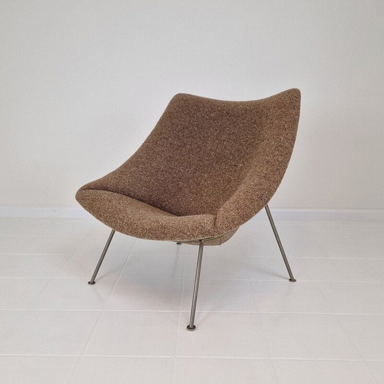 Image 1 of Vintage Oyster armchair with ottoman by Pierre Paulin for Artifort, 1960s