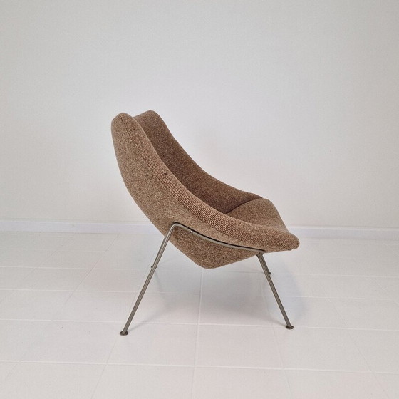 Image 1 of Vintage Oyster armchair with ottoman by Pierre Paulin for Artifort, 1960s