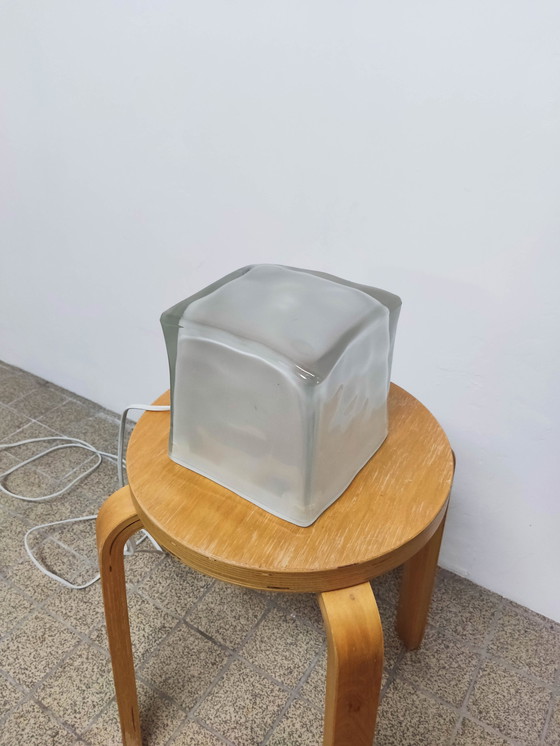 Image 1 of Ice Cube Iviken Glass table lamp