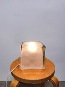 Lampada da tavolo in vetro Ice Cube Iviken