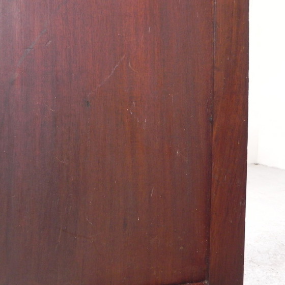 Image 1 of Oak Shutter Cabinet With 1 Shutter, 100 Cm High, 1930s