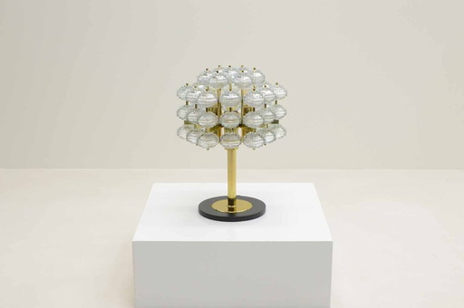 Very Rare Table Lamp By Veb Leuchtenbau Leipzig, 1960S Germany.