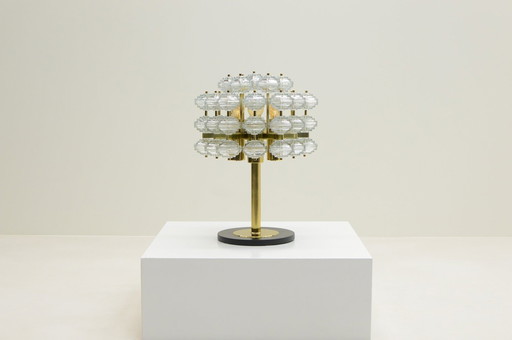 Very Rare Table Lamp By Veb Leuchtenbau Leipzig, 1960S Germany.