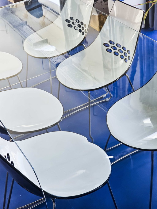 6x Space Age Chairs Calligaris