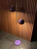 Lampada vintage anni '70 - Viola