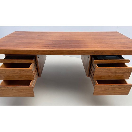 Image 1 of Vintage wooden desk, Italy 1970s