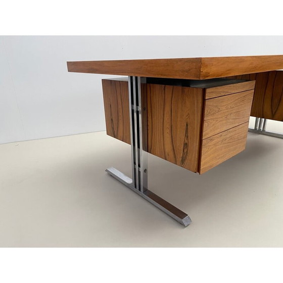Image 1 of Vintage wooden desk, Italy 1970s