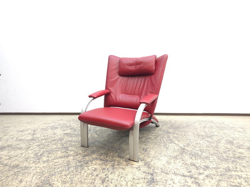 Wk Wohnen Spot armchair Designer armchair Leather armchair Chair