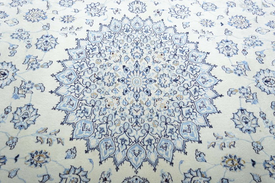 Image 1 of Hand-knotted Nain 9 La Oriental Rug With Silk - 340 X 243 Cm