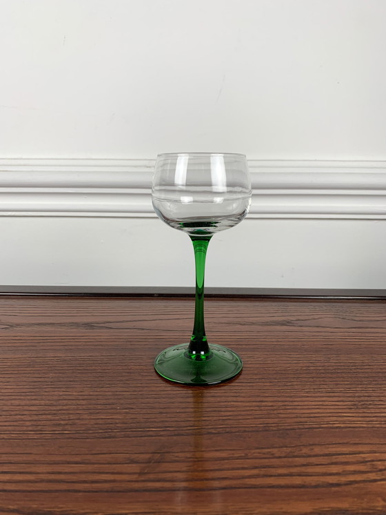 Image 1 of  Set Of 6 Alsatian Wine Glasses 