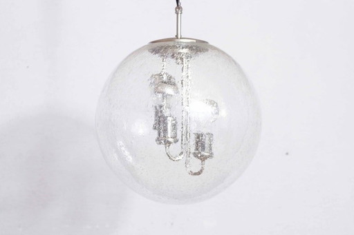 Suspension In Glass And Chrome Metal Born Leuchten