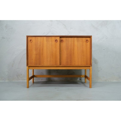 Mobiletto vintage in teak scandinavo di Royal Board, anni '60