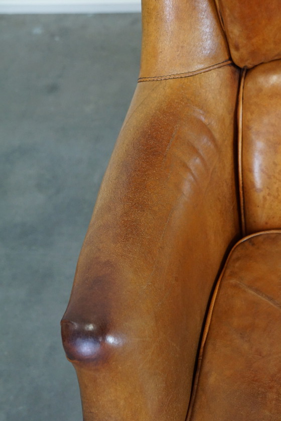 Image 1 of Set of two sheep leather armchairs