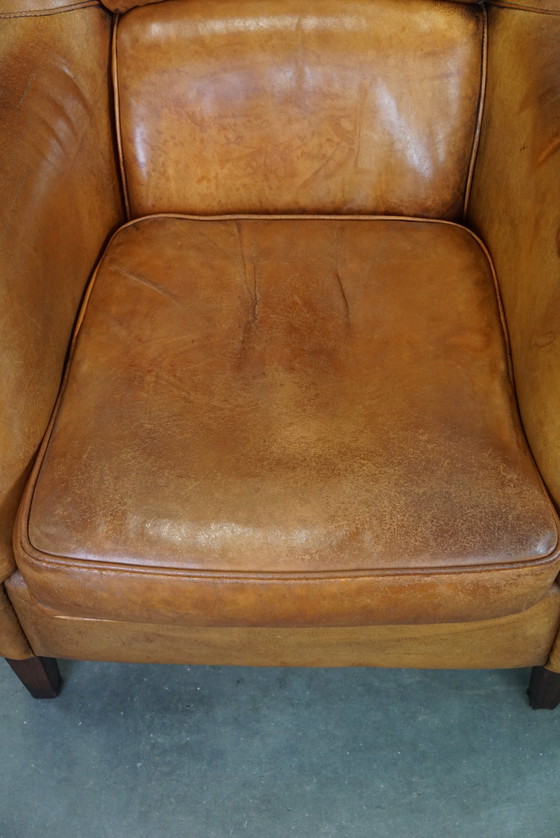 Image 1 of Set of two sheep leather armchairs