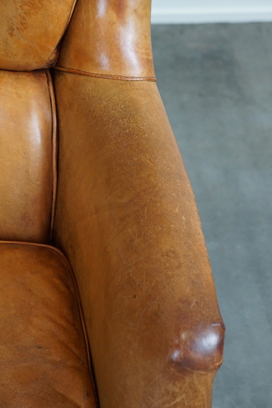 Image 1 of Set of two sheep leather armchairs