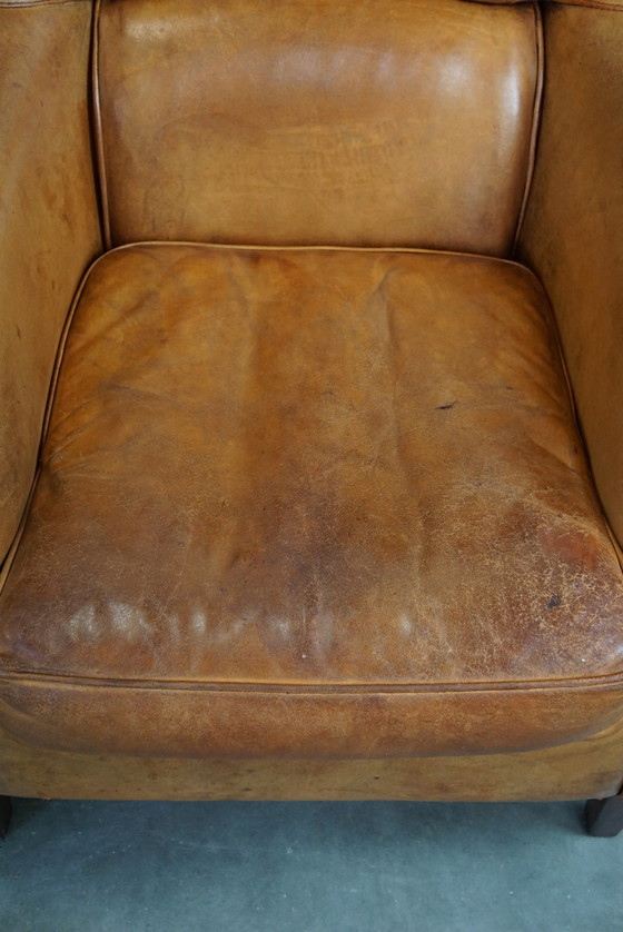 Image 1 of Set of two sheep leather armchairs