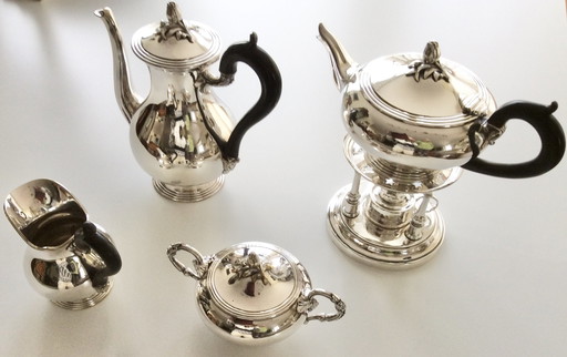 Christofle silver-plated coffee and tea set