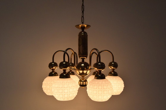 Image 1 of  Mid-Century Chandelier By Kamenicky Senov, Czechoslovakia, 1970'S.