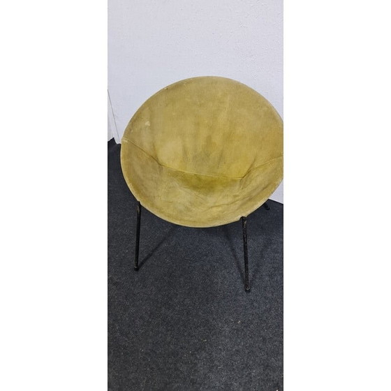 Image 1 of Poltrona pieghevole in pelle vintage a palloncino di Lutsch and Co, Germania