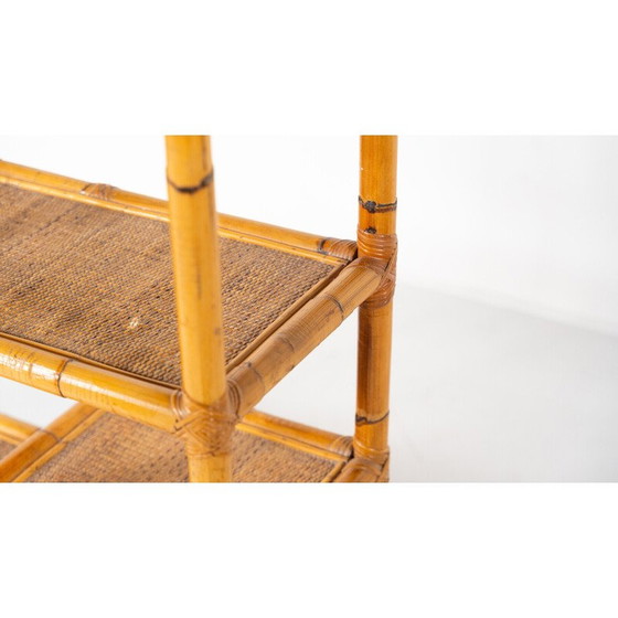 Image 1 of Vintage bamboo shelf, Italy 1970