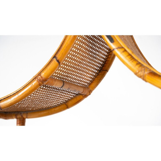Image 1 of Vintage bamboo shelf, Italy 1970