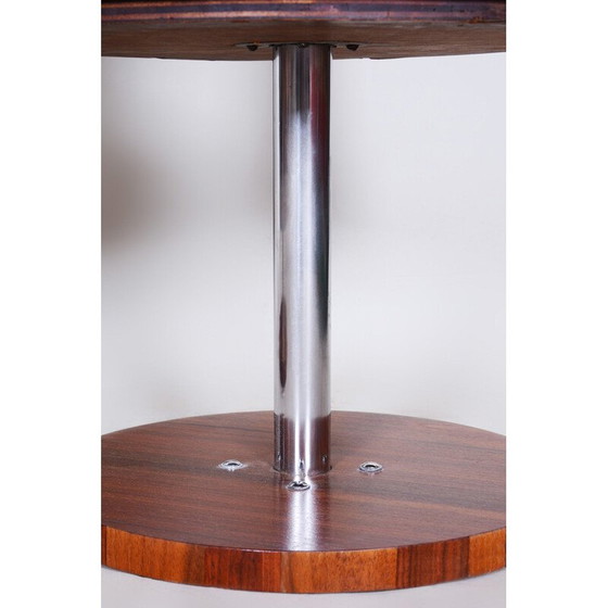 Image 1 of Coppia di poltrone vintage in palissandro e pelle, 1920