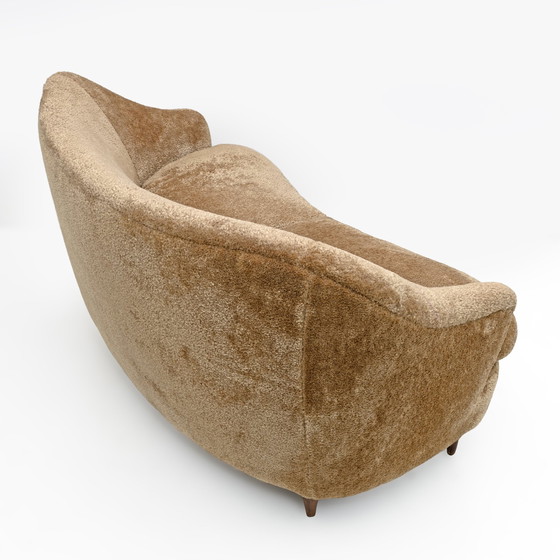 Image 1 of Attributed Gio Ponti Mid-Century Modern Italian Sofa For Casa E Giardino, 1930S