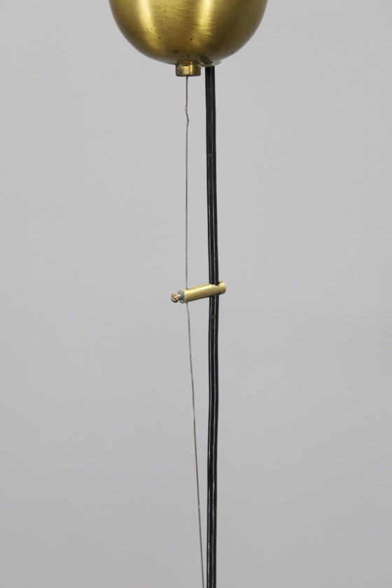 Image 1 of Lámpara colgante de cristal de la década de 1970, Italia