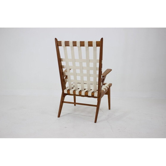 Image 1 of Poltrona vintage in legno di quercia di Krásna Jizba, Cecoslovacchia anni '60