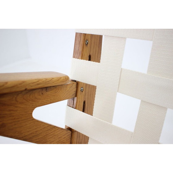 Image 1 of Poltrona vintage in legno di quercia di Krásna Jizba, Cecoslovacchia anni '60