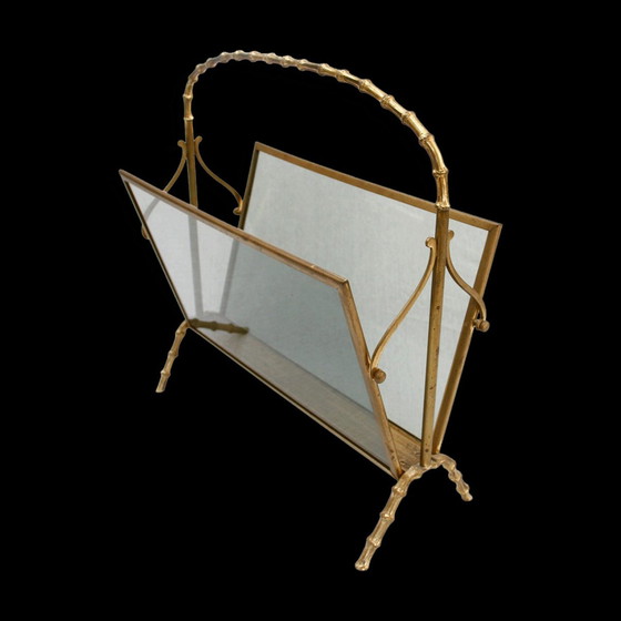 Image 1 of Faux Bamboo Magazine Rack 