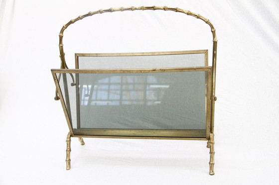 Image 1 of Faux Bamboo Magazine Rack 