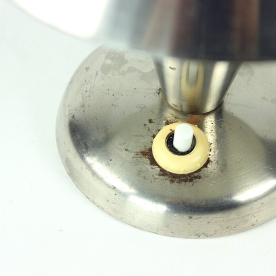 Image 1 of Vintage chrome Mushroom table lamp by Josef Jirka for Napako, Czechoslovakia 1960s