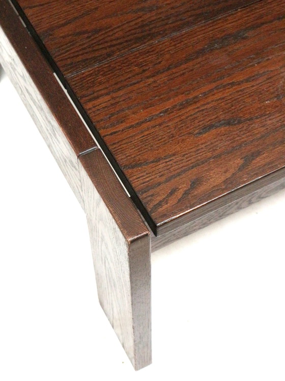 Image 1 of Vintage Square Brutalist Coffee Table Designed By Harry De Groot For Leolux