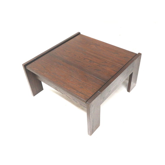 Image 1 of Vintage Square Brutalist Coffee Table Designed By Harry De Groot For Leolux