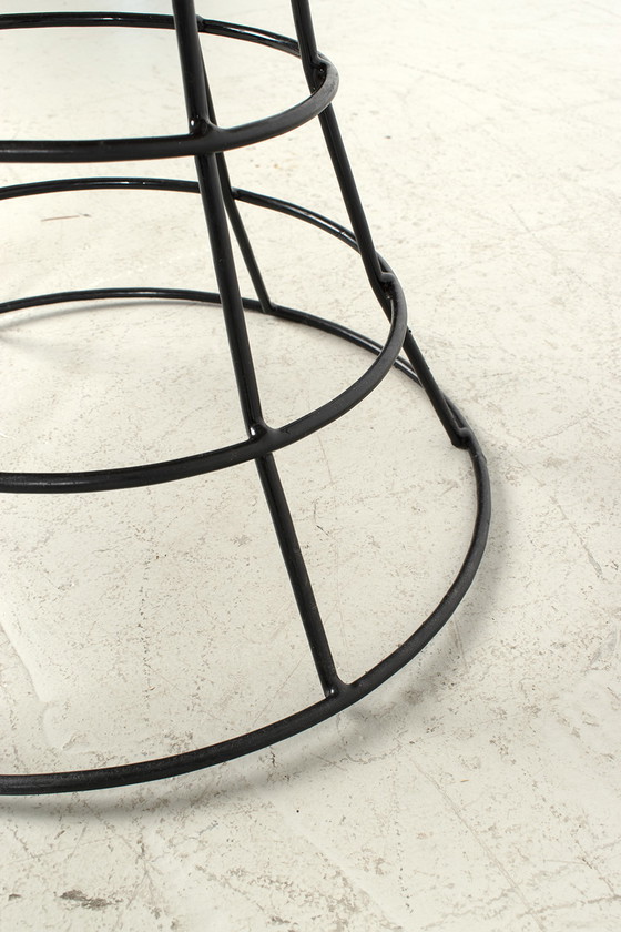 Image 1 of Wire frame stool