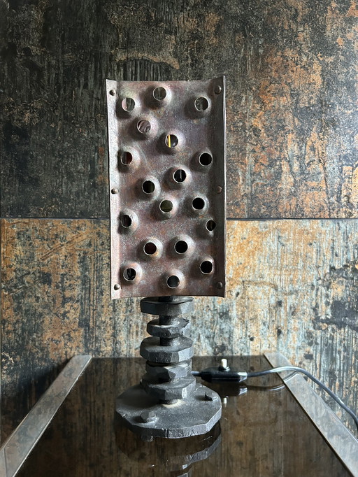 Brutalist table lamp