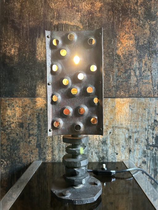 Brutalist table lamp