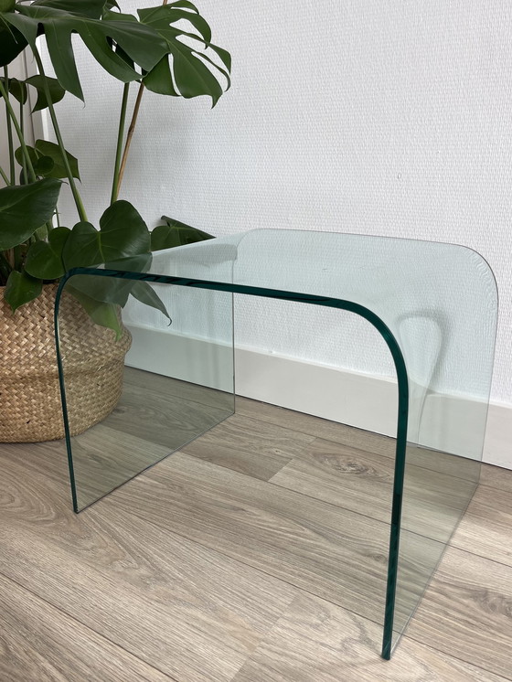 Image 1 of Fiam Italia 1980 Side Table Coffee Table Glass